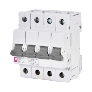Siguranta automata AC ETIMAT P6, 3P+N 6 kA, B40, ETI