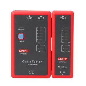 Tester de cablu UNI-T UT681L (RJ45, RJ11)