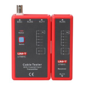 Tester de cablu UNI-T UT681C (RJ45, RJ11, BNC)