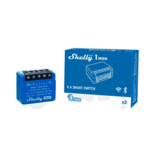 Shelly 1 Mini Gen3, Releu Smart Wi-Fi Mini cu Contact Uscat, 8A