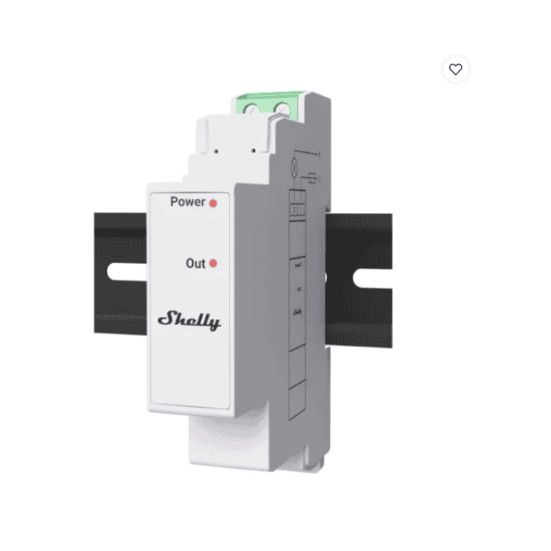 Shelly Pro 3EM Switch Add-On, Modul Control Contactor