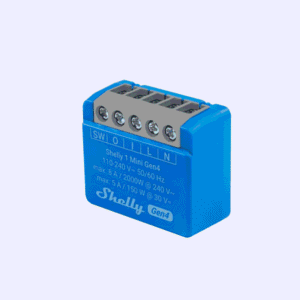Shelly 1 Mini Gen4, Releu Smart, Zigbee, Wi-Fi cu Contact Uscat, 8A