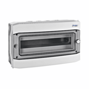 Tablou sigurante aplicat exterior IP65, 1 rând, 18UH, Schrack