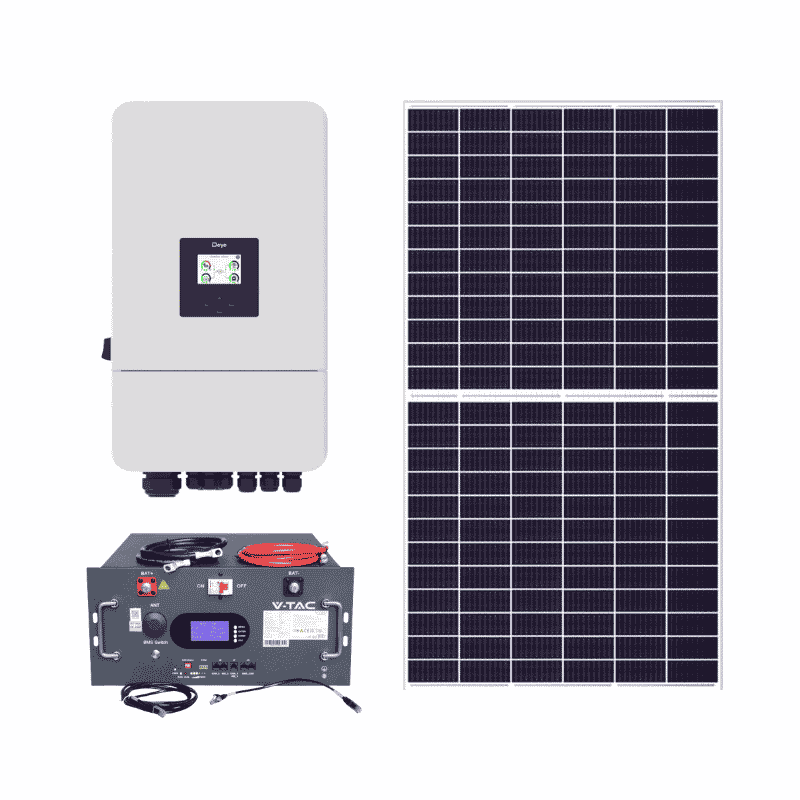 Invertor 10kW + Acumulator 9.6kWh + Panouri 8.1-8.37kWp