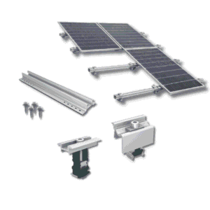 Kit structură pentru 15 panouri fotovoltaice, 1 rând, panou tip sandwich