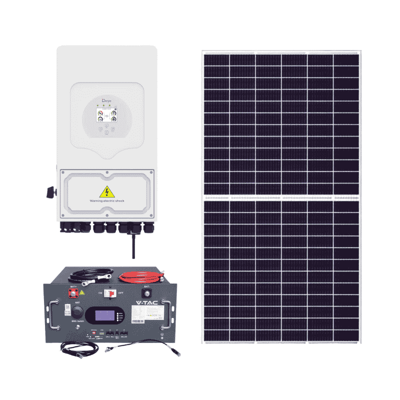 Invertor 6kW + Acumulator 9.6kWh + Panouri 3.15-3.25kWp